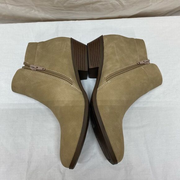 Sam Edelman Petty Packer Putty Leather Ankle Boots Size 5 - Picture 9 of 13